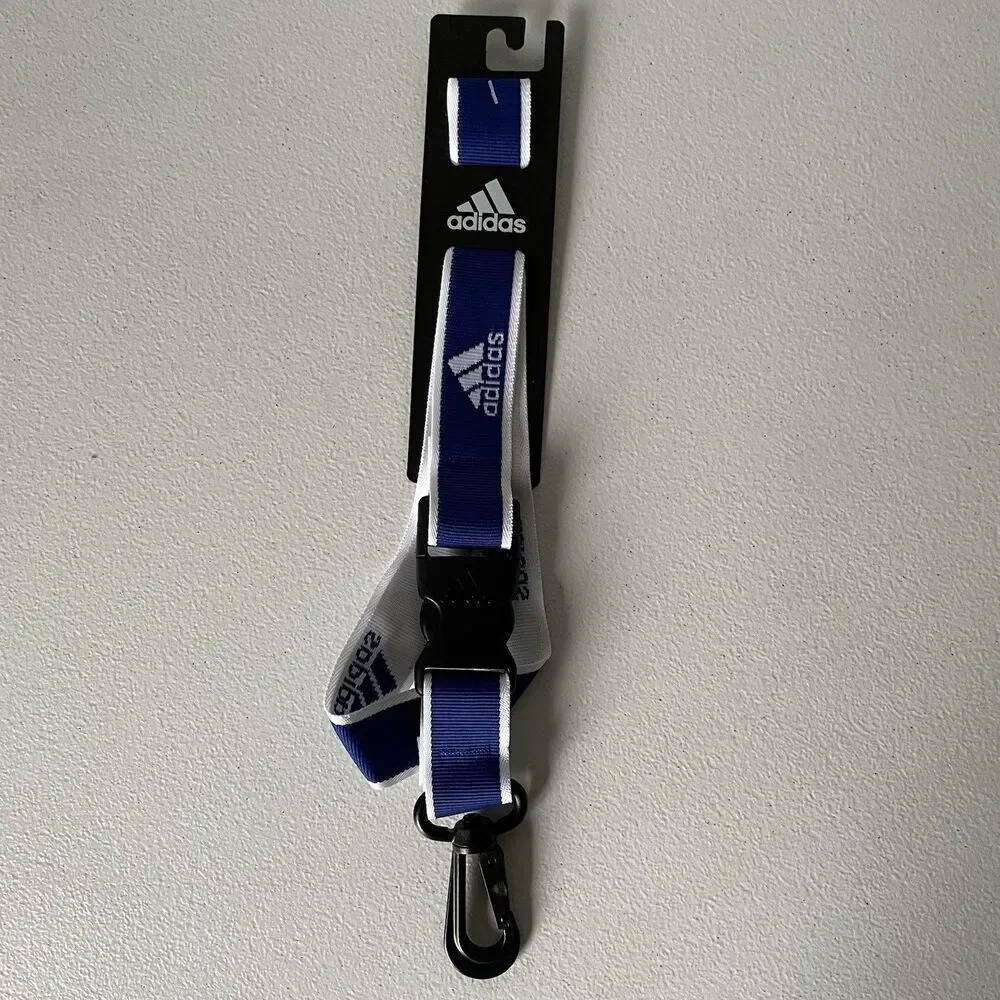 Adidas Interval Key ID Lanyard Blue, Athletic, One Size